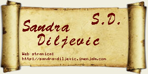 Sandra Diljević vizit kartica
